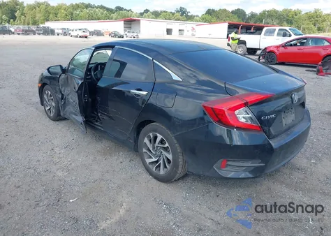 2016 Honda Civic Ex from USA, damaged, VIN 2HGFC2F72GH529880